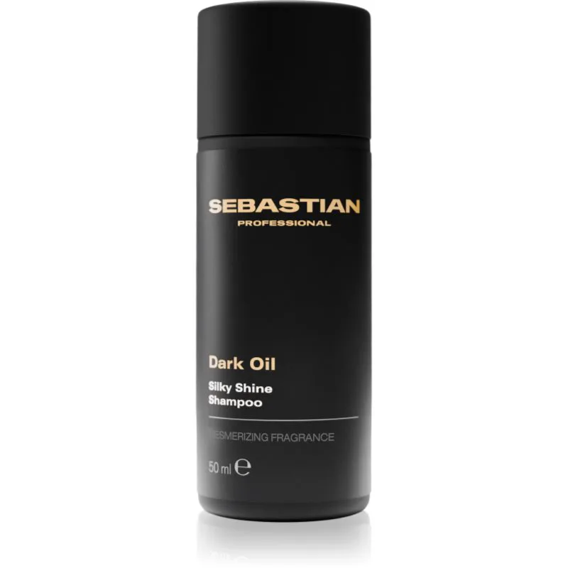 Sebastian Professional Dark Oil ενυδατικό σαμπουάν Για λάμψη και απαλότητα μαλλιών 50 ml
