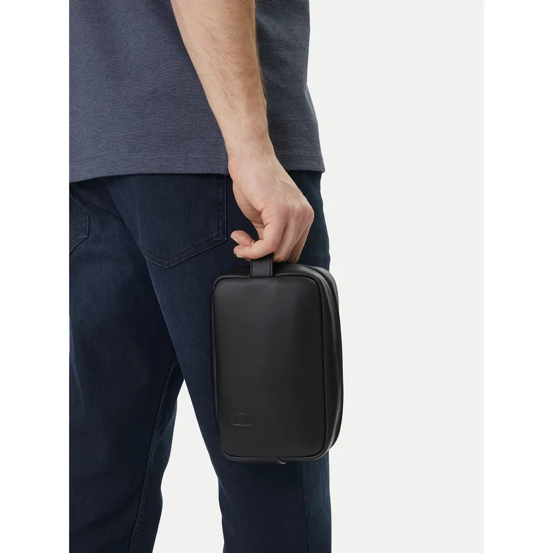 Τσαντάκι Calvin Klein Bold Ck Dopp Kit LV04D1140G Μαύρο