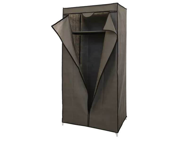 Ντουλάπα Ρούχων Taupe Ύφασμα 75x45x160cm
