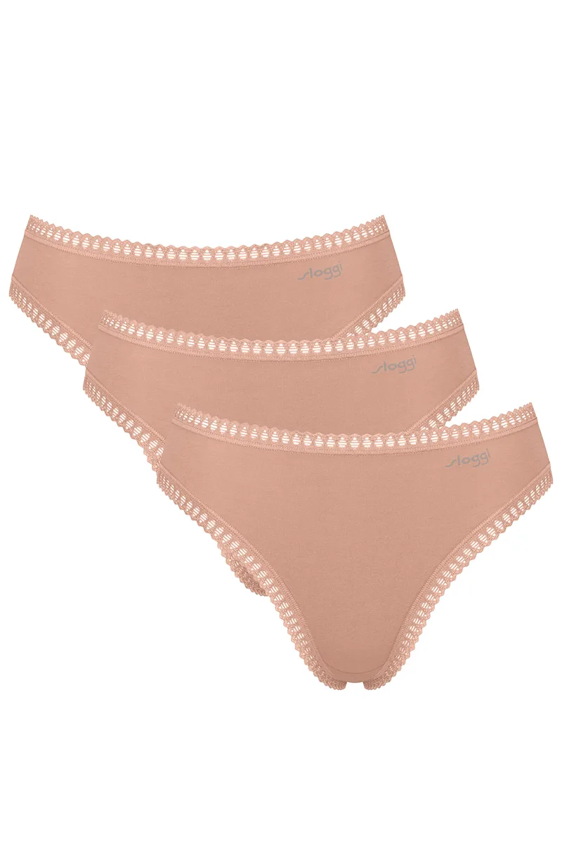 Sloggi γυναικέια εσώρουχα Sloggi Go Crush High Leg (Συσκ. 3 τεμαχίων)-10219672-00ME