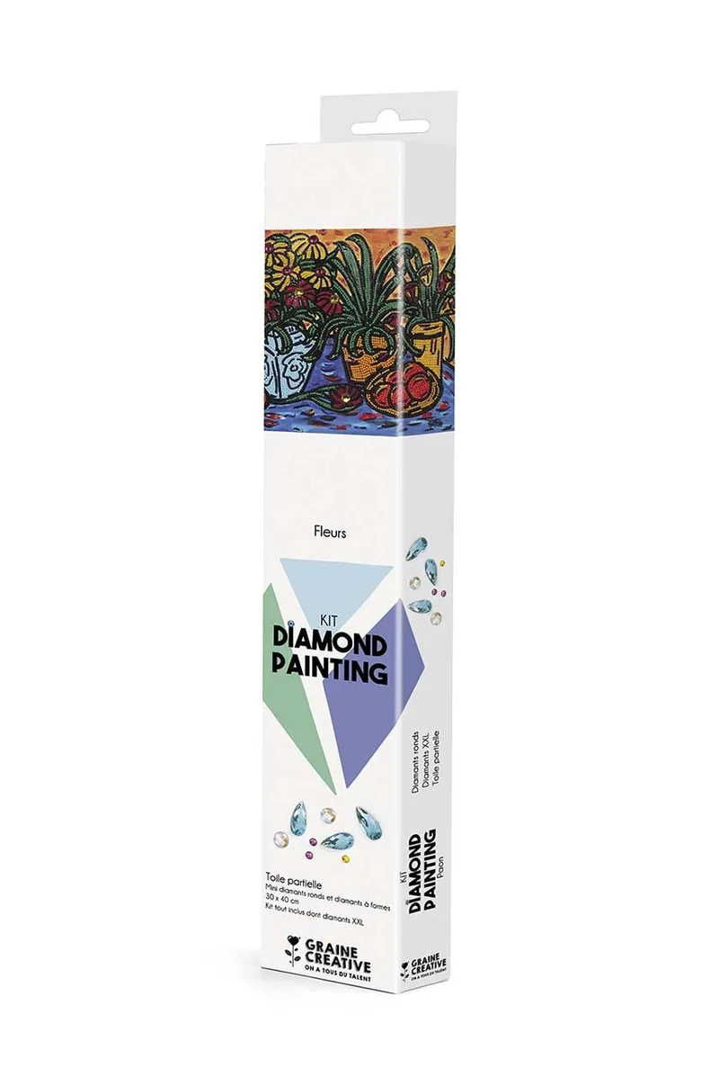 Κιτ diy Graine Creative Diamond Painting Fleurs