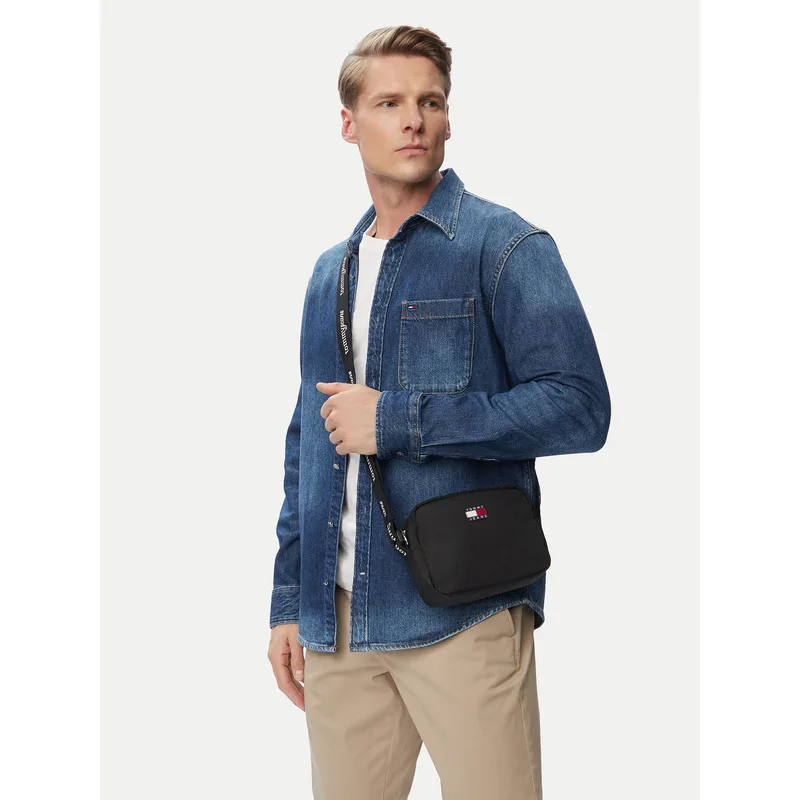 Τσάντα Tommy Jeans Tjw Ess Daily Crossover AW0AW18769 Μαύρο