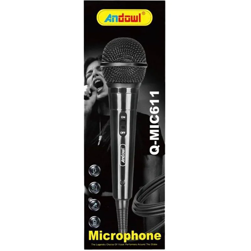 Andowl Μικρόφωνο Q-mic611 Χειρός