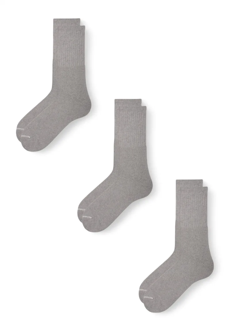 Κάλτσες ανδρικές αθλητικές "Sporty" K-Socks 3 Τεμ. K05004-Γκρι