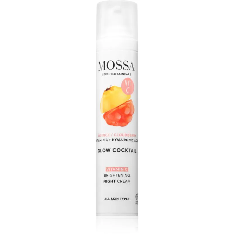 Mossa Glow Coctail λαμπρυντική κρέμα νύχτας 50 ml