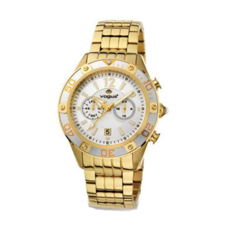 Ρολόι Γυναικείο Yellow Stainless Steel Chronograph, Vogue, 221751.1