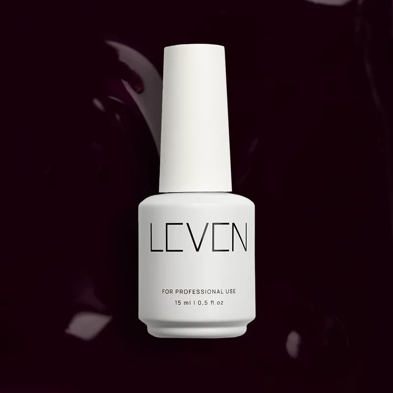 Leven | Ημιμόνιμο βερνίκι 15ml no. 039 Deep Purple