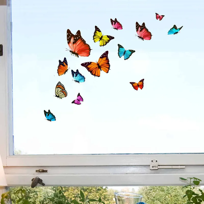 Αυτοκόλλητα Τζαμιού Ango 69002 Butterflies