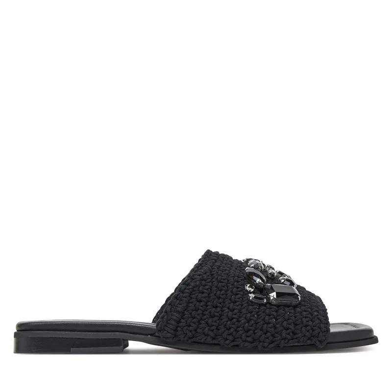 Παντόφλες Inuikii Classic Suede Velcro 70104-367 Μαύρο