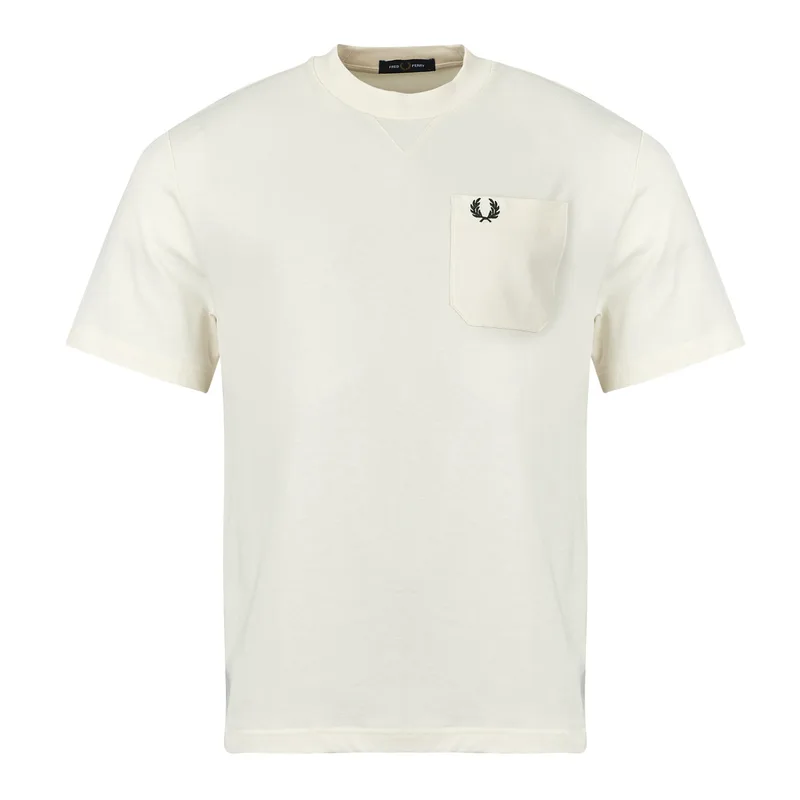 T-shirt με κοντά μανίκια Fred Perry POCKET DETAIL T-SHIRT