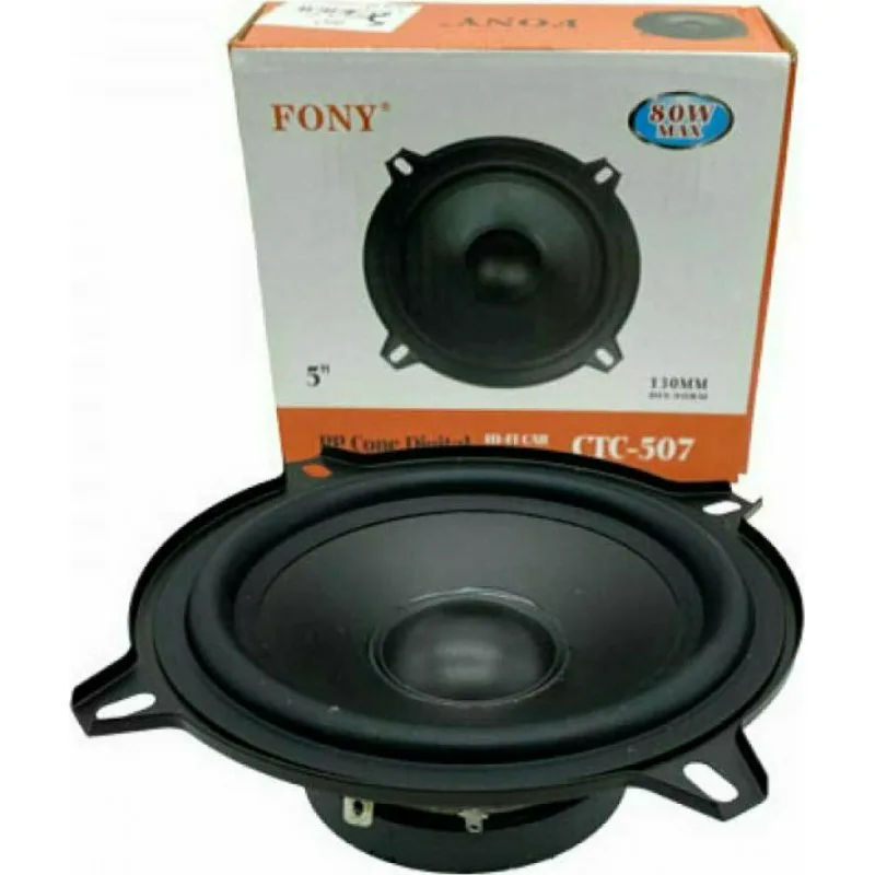Ηχείο Αυτοκινήτου Woofer 5.25" 80W CTC-507 1τμχ