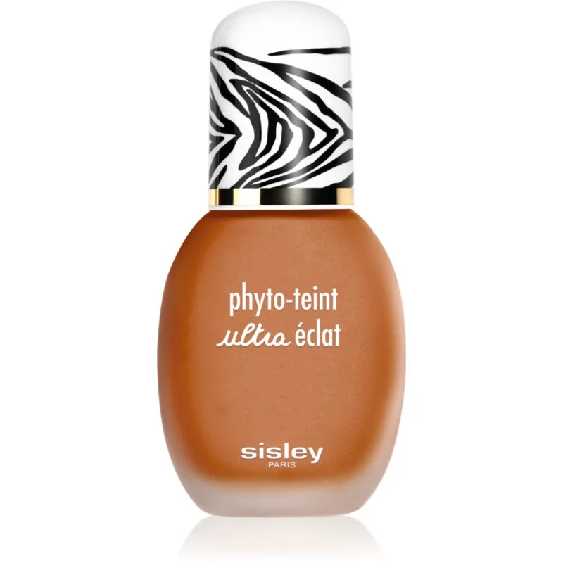 Sisley Phyto-Teint Ultra Eclat μακράς διαρκείας ρευστό μεικ απ για λαμπρή επιδερμίδα απόχρωση 6N Sandalwood 30 ml
