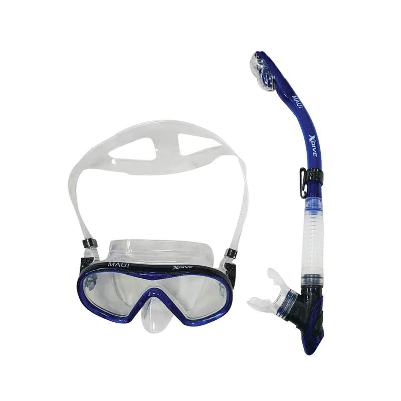 Μάσκα με Αναπνευστήρα Σιλικόνης Σετ Maui XDive 61521