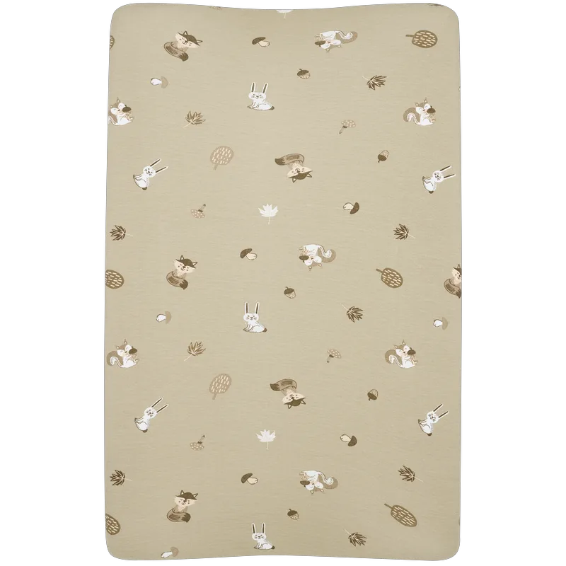Κάλυμμα Αλλαξιέρας Βαμβακερό Forest Animals Sand Meyco MEY-106.165.33.01A (Ύφασμα: Βαμβάκι 100%, Χρώμα: Sand) - Meyco - MEY-106.165.33.01A