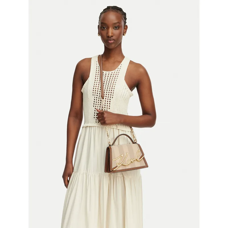 Τσάντα KARL LAGERFELD B2W30228 Μπεζ