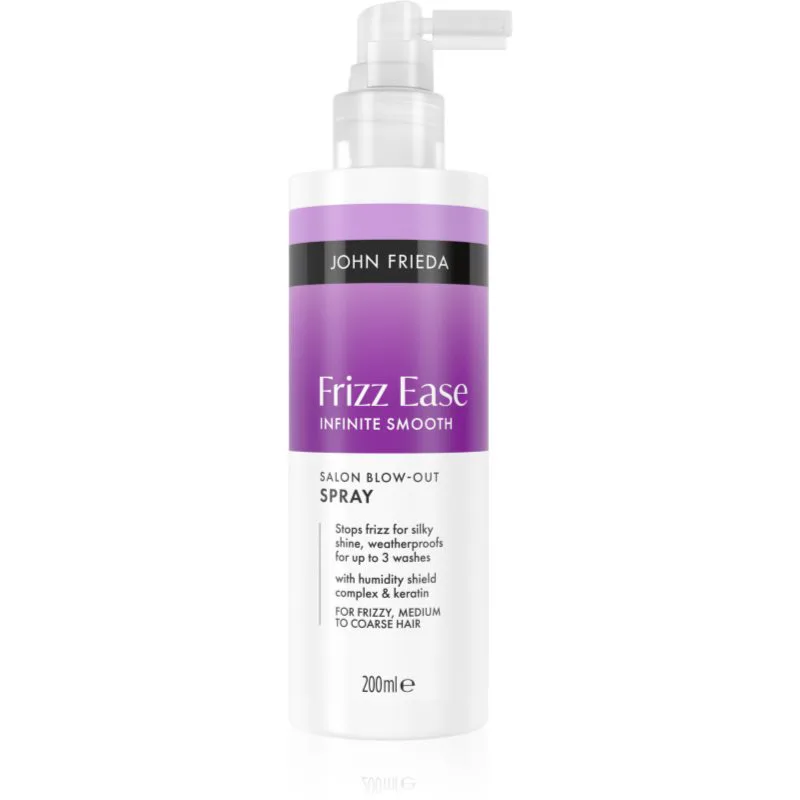 John Frieda Frizz Ease Salon Blow - Out Spray λειαντικό σπρέι για θερμική επεξεργασία μαλλιών 200 ml