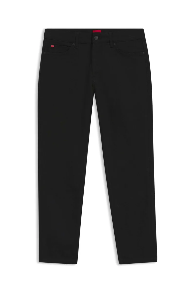 Hugo Boss ανδρικό τζιν παντελόνι μονόχρωμο Tapered Fit "Ηugο 634" - 50556109 Μαύρο