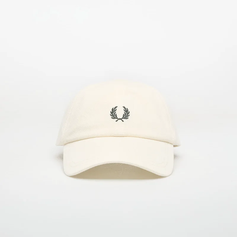 Cap FRED PERRY Pique Classic Cap Ecru/ Grassroots Universal