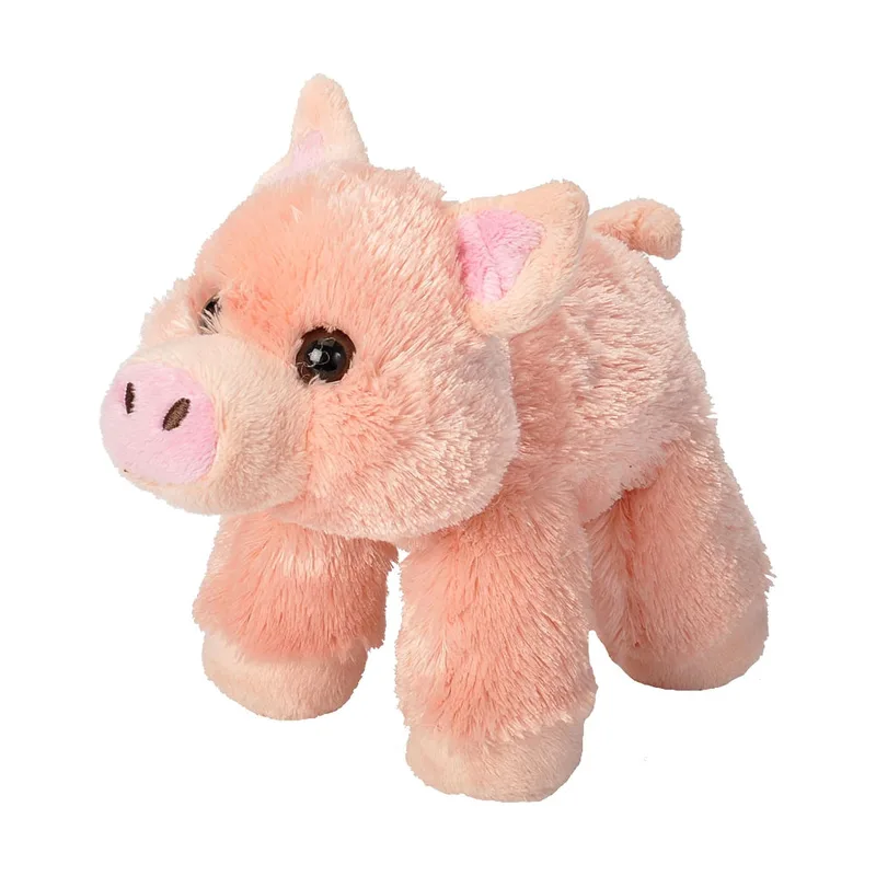 Λούτρινο Wild Republic Hug'ems Mini Pig Γουρουνάκι 18cm KM-18092