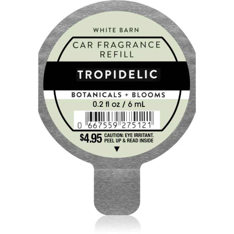 Bath & Body Works Tropidelic άρωμα για αυτοκίνητο ανταλλακτικό 6 ml