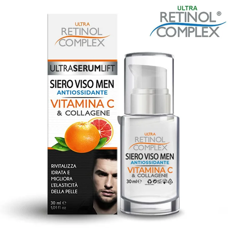 Retinol complex men's face serum with vitamin c 30 ml