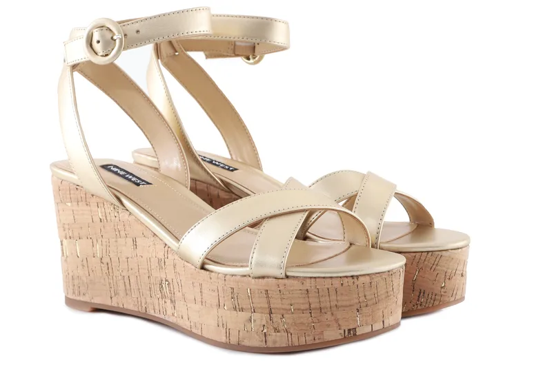 Πλατφόρμες Nine West Janessa JANESSA LE-GOLD Γυναικείο