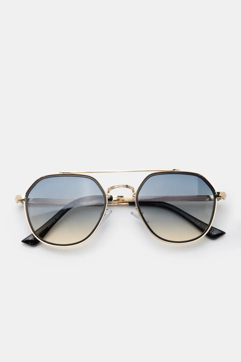Γυαλιά Ηλιού Siena Lux Geometric Aviator - Πράσινο