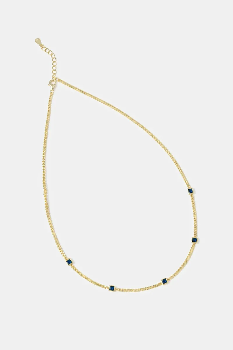 Κολιέ Answear.LAB από ασήμι 925 επιχρυσωμένο 18k