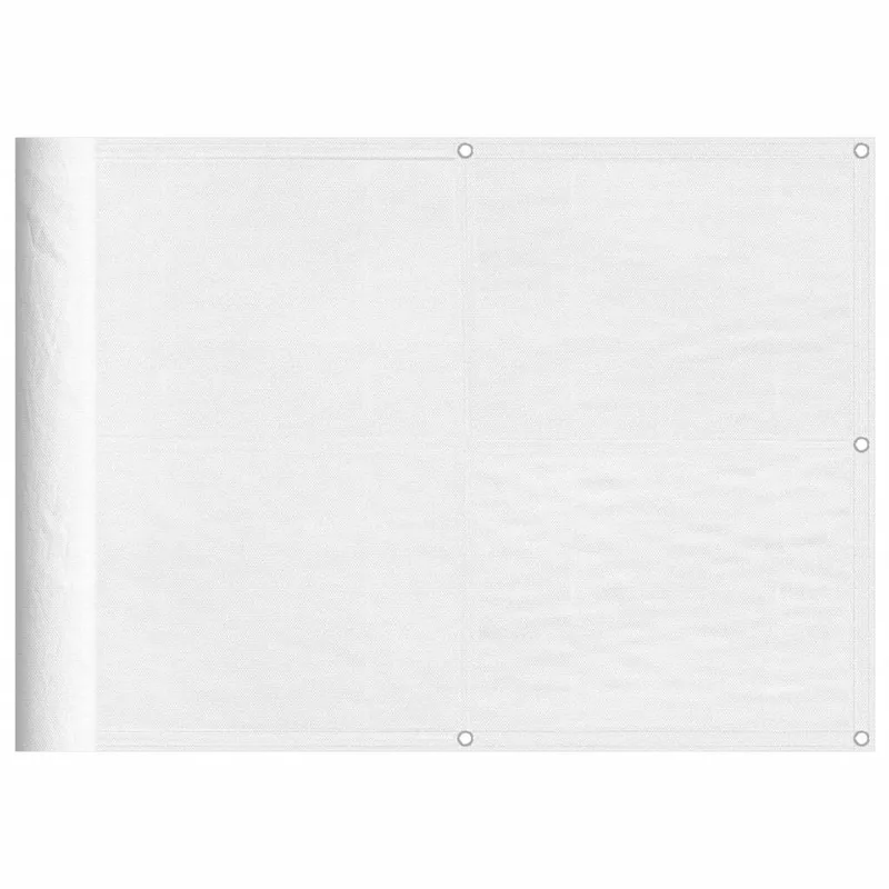 vidaXL Διαχωριστικό Βεράντας Λευκό 75x700εκ 100% Πολ. Ύφασμα Oxford