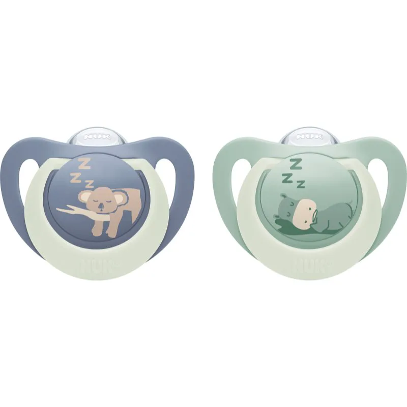 NUK First Choice Night 6-18 m πιπίλα Hippo/Koala 2 τμχ