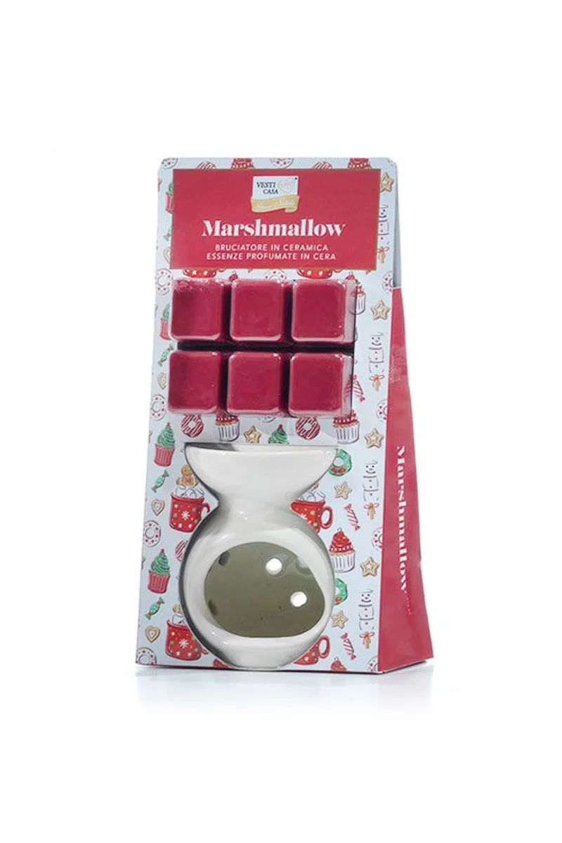 Αρωματιστης Κεραμικος Και Wax Melt Με Αρωμα Ζαχαρωτου Σετ Των 7 Κόκκινο GTR