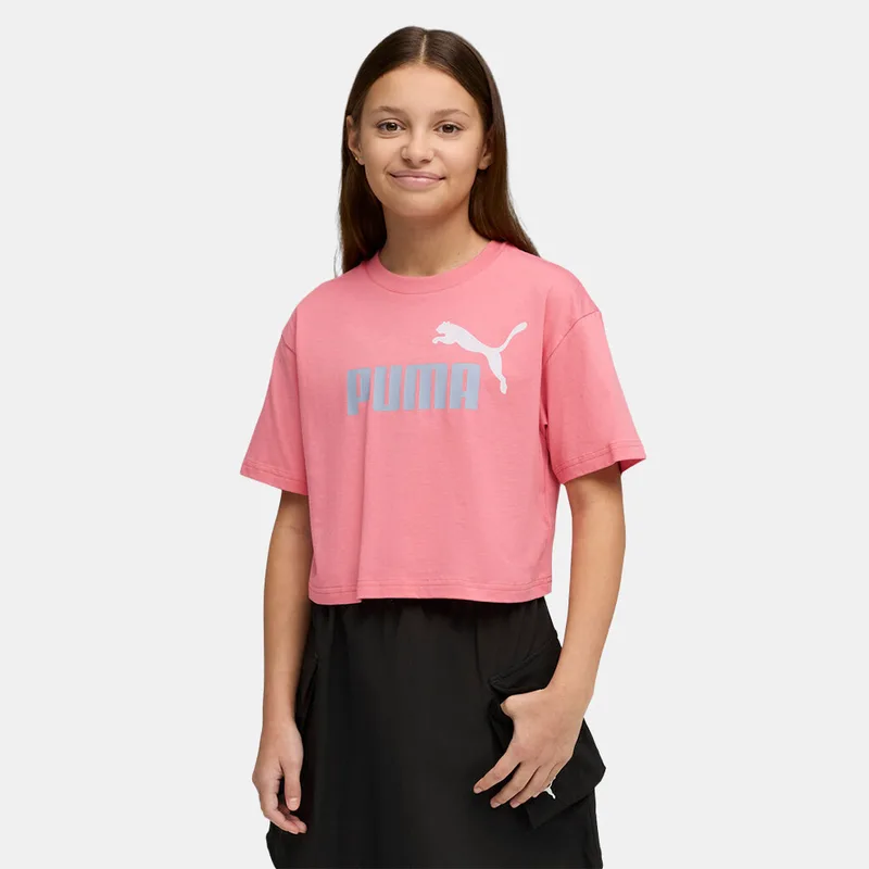 Puma Essentials No. 1 Logo Παιδικό Cropped T-Shirt (9000262732_92417)