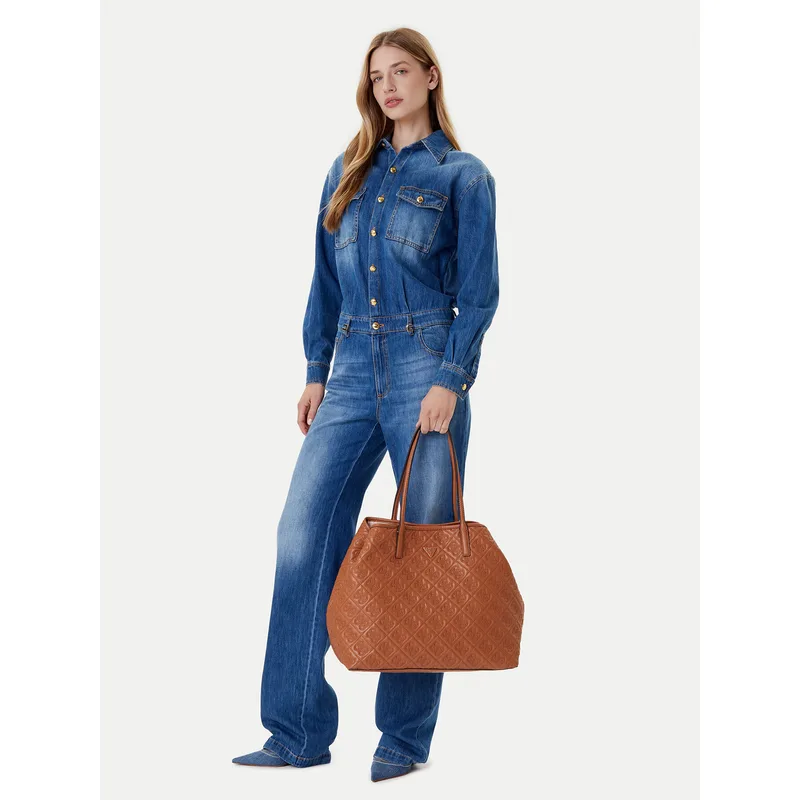 Τσάντα Guess Adelasia HWQL96 58240 Καφέ
