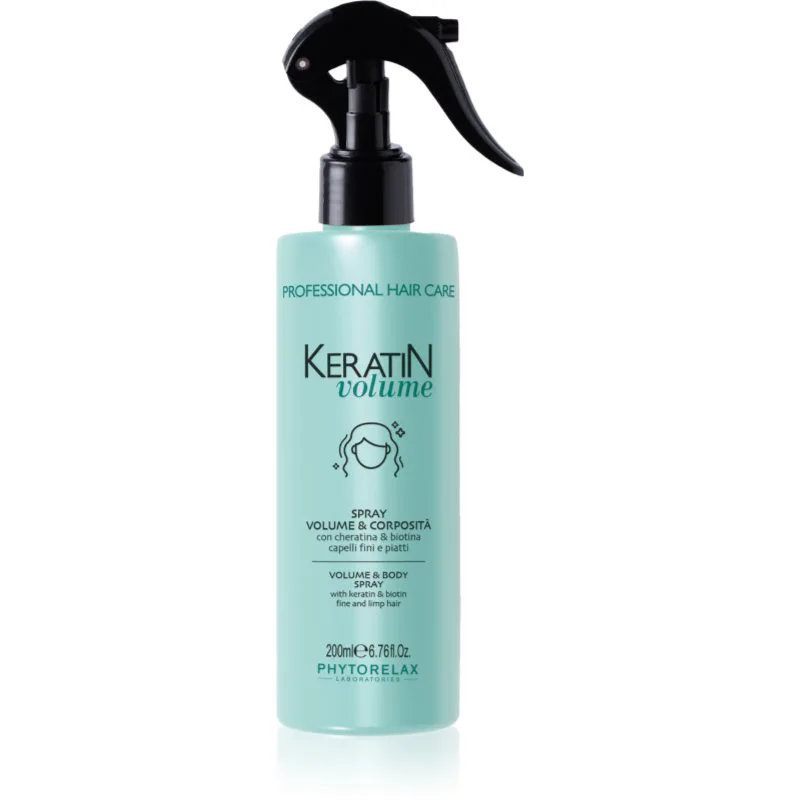 Phytorelax Laboratories Keratin Volume σπρέι για όγκο στα απαλά μαλλιά με κερατίνη 200 ml