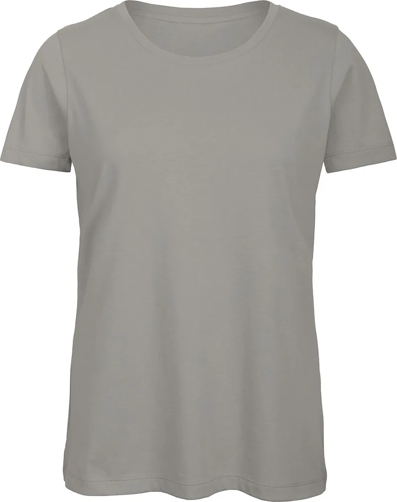Γυναικείο T-Shirt TW043 B&C από 100% Οργανικό Βαμβάκι Light Grey