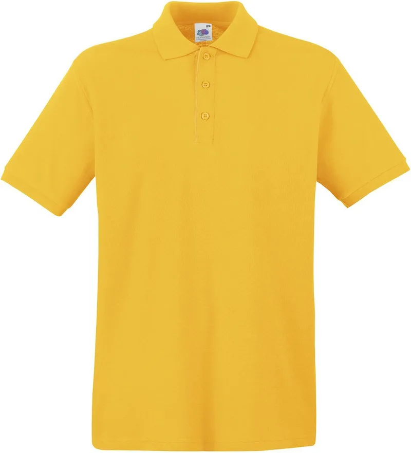 Ανδρική μπλούζα Polo Fruit of the Loom 63-218-0 Sunflower