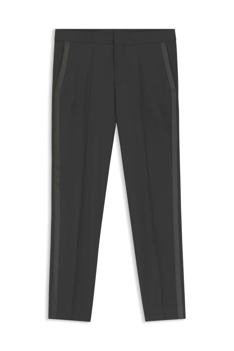 HUGO ΠΑΝΤΕΛΟΝΙ ΚΟΥΣΤΟΥΜΙΟΥ EXTRA SLIM FIT HESTEN224E1X ΜΑΥΡΟ