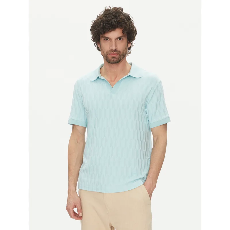 Marciano Guess Polo 5GHP03 6326A Γαλάζιο Regular Fit