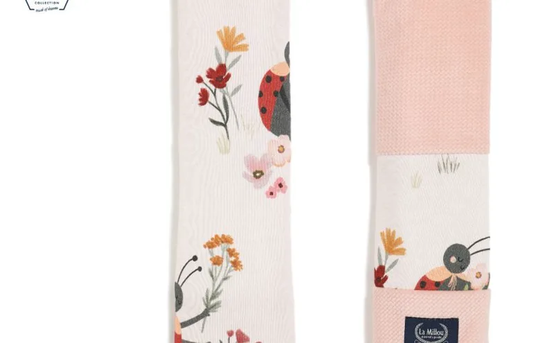 Jersey Seat Belt Cover Mirella Velvet Powder Ροζ