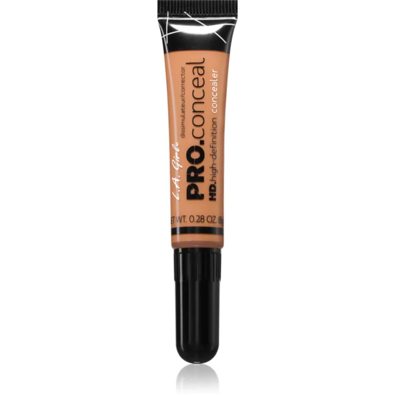 L.A. Girl Cosmetics HD Pro. Conceal υγρό κονσίλερ απόχρωση Warm Honey 8 γρ