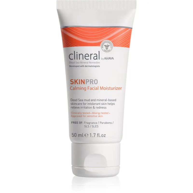 AHAVA Clineral SKINPRO ενυδατική και καταπραϋντική κρέμα για ευαίσθητη και δυσανεκτική επιδερμίδα 50 ml