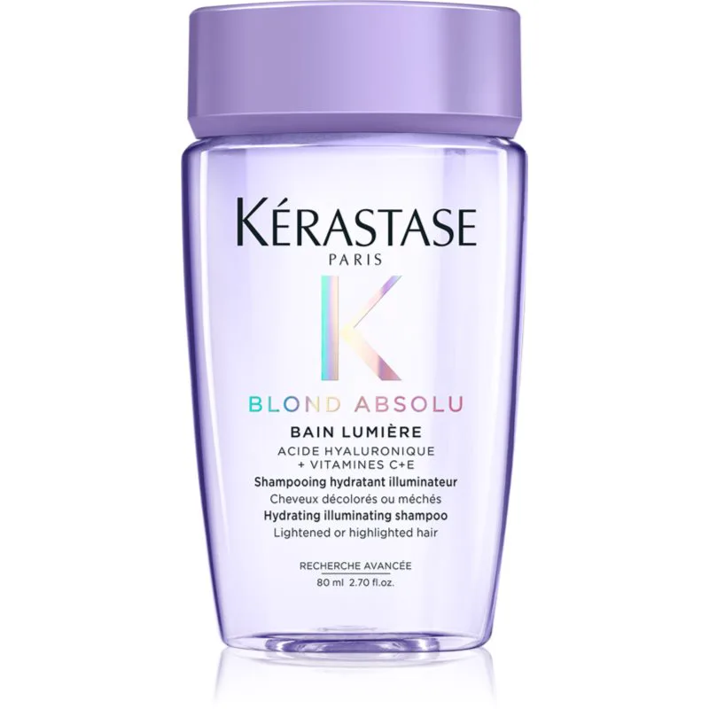Kérastase Blond Absolu Bain Lumière λουτρό σαμπουάν για ξανοιγμένα μαλλιά ή μαλλιά με ανταύγειες 80 ml
