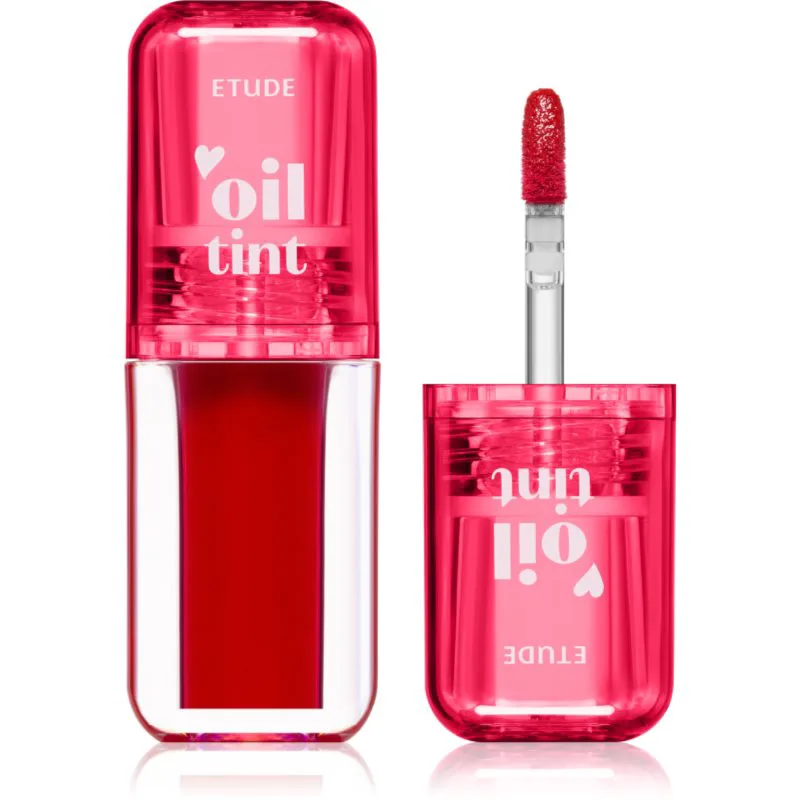 ETUDE Dear Darling Oil Tint εντατική φροντίδα με λάδι για τα χείλη απόχρωση 01 Real Cherry 4.2 γρ