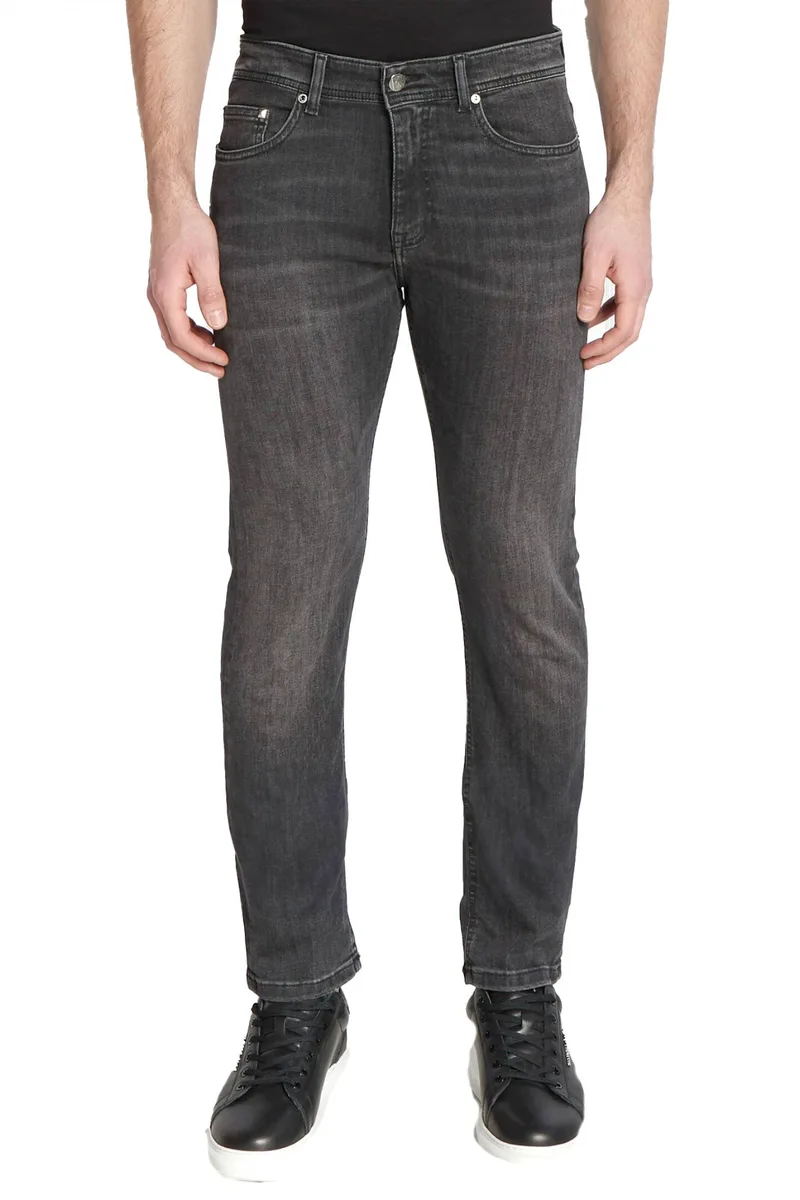 KARL LAGERFELD ΠΑΝΤΕΛΟΝΙ REGULAR FIT JEANS ΑΝΘΡΑΚΙ