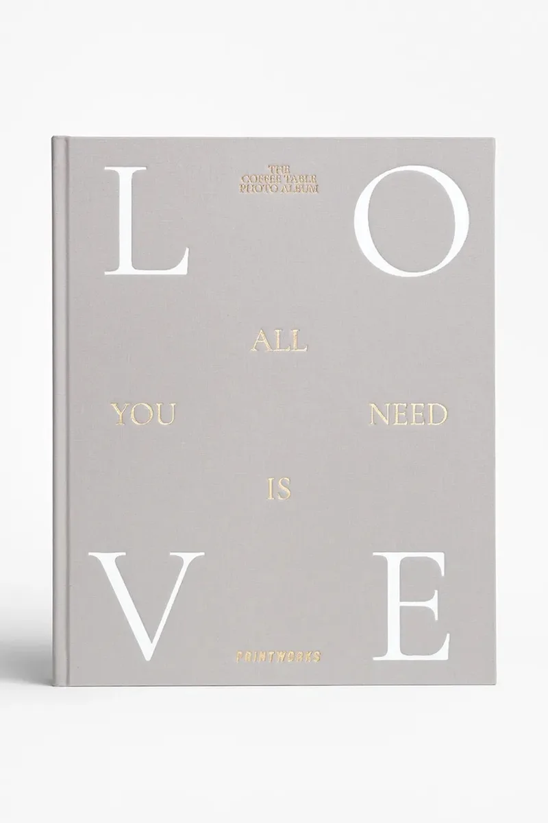 Άλμπουμ φωτογραφιών Printworks All You Need is Love 33 x 27 cm