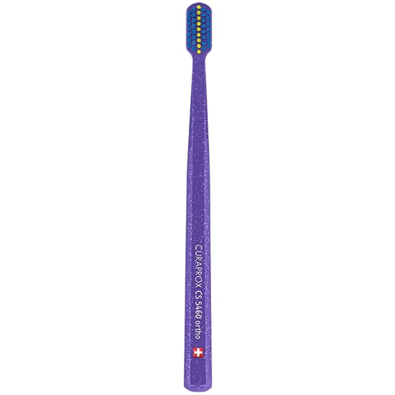 Curaprox CS 5460 Ortho Ultra Soft Ορθοδοντική Οδοντόβουρτσα 1 Τεμάχιο - Μωβ / Μπλε