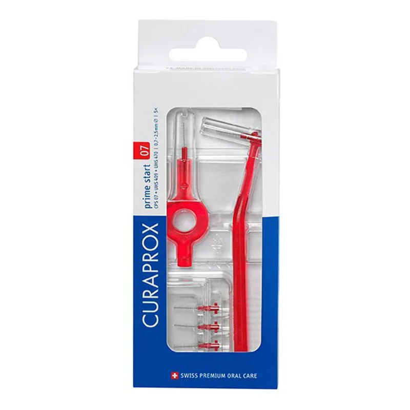 Curaprox 07 Prime Start Μεσοδόντια Κόκκινά Βουρτσάκια 5 Τεμάχια