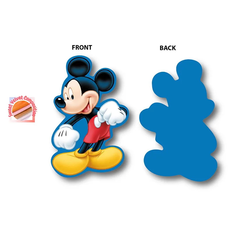 Διακοσμητικό Μαξιλάρι Βελουτέ Dimcol Mickey 440 Blue 15cm