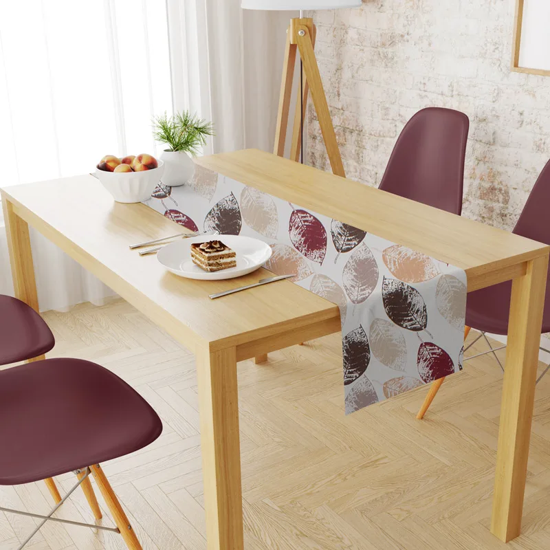 Αλέκιαστη Τραβέρσα 40x180 Dimcol Leaves 467 Brown