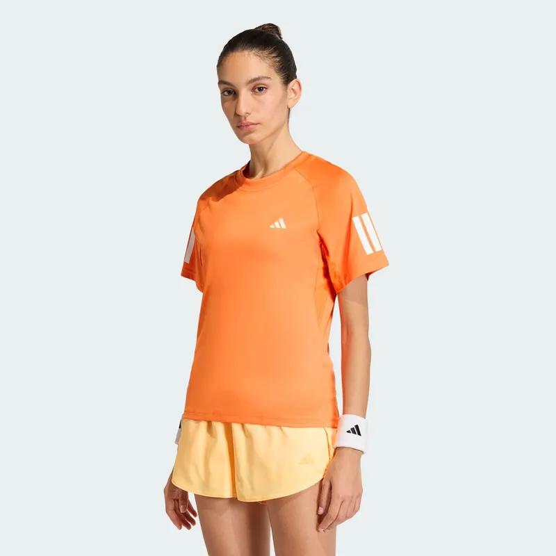 adidas W Club 3-Stripes Tennis Climacool Tee (9000258587_91415)